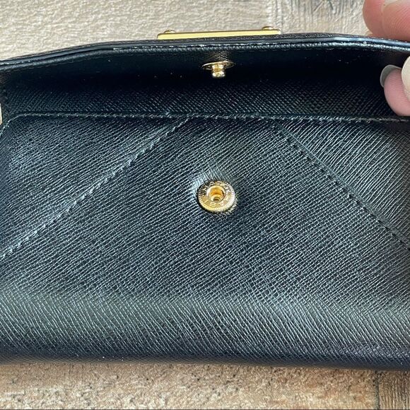 Michael Kors Multifunction iPhone 5 Wristlet / Wallet Clutch Bag in Black - Picture 9 of 11